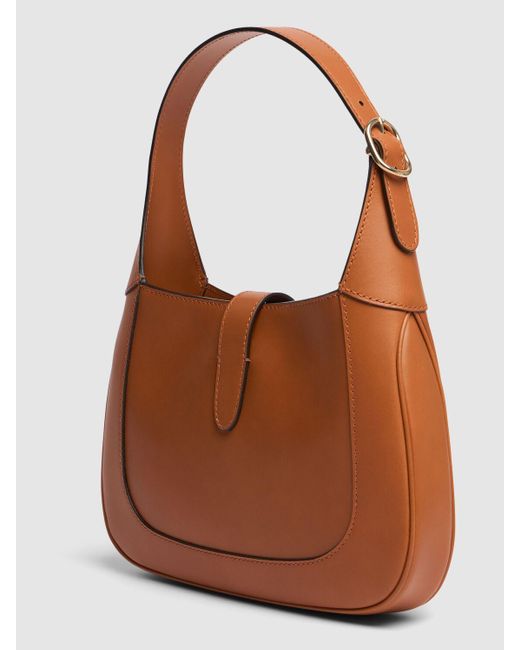Petit sac porté épaule en cuir jackie Gucci en coloris Brown