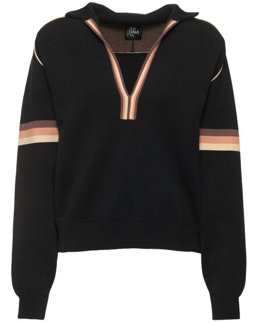 Nagnata Black Motley Jersey Sweatshirt