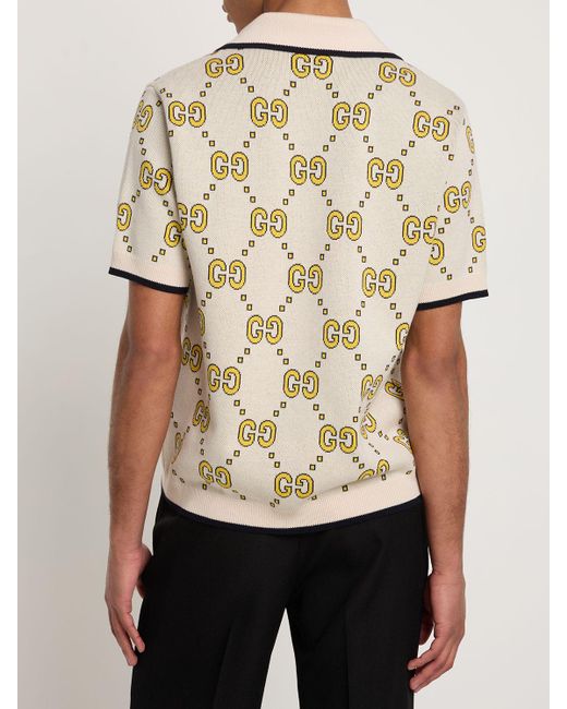 Buy Gucci GG Stretch Cotton Polo for Mens | Bloomingdale's UAE