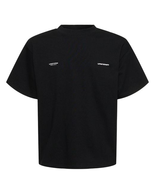 Camiseta de algodón Unknown de hombre de color Black
