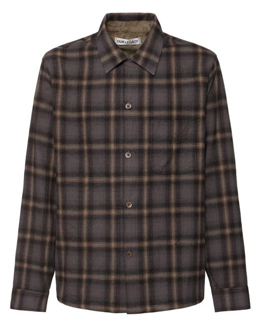 メンズ Our Legacy Heusen シャツ Black