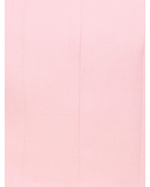 Haut court à manches courtes anya Staud en coloris Pink