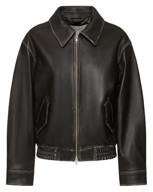 DUNST Unisex レザージャケット Black