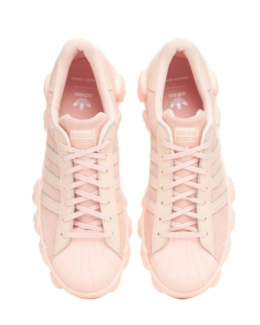 メンズ Adidas Originals Angel Chen Superstar 80s スニーカー ピンク Lyst
