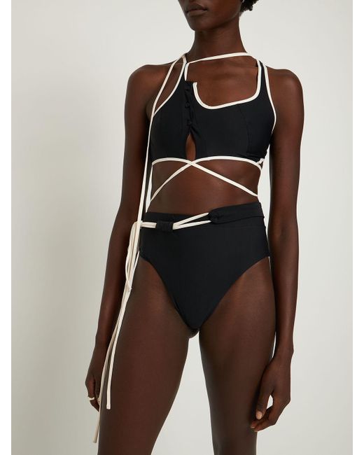 OTTOLINGER Black Bikinitop Mit Knopf