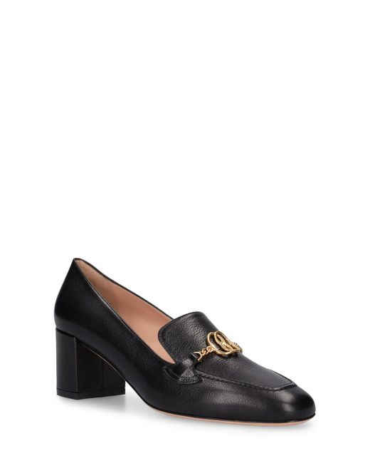 Bally Black 50Mm Obrien Leather Loafers