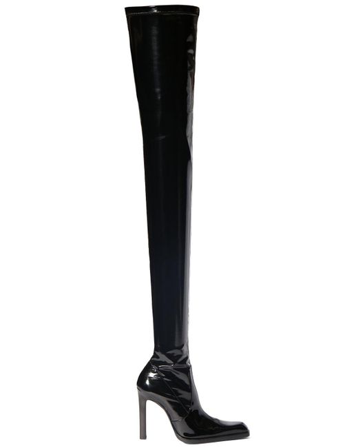Saint Laurent Black 110Mm Nina Over-The-Knee Boots