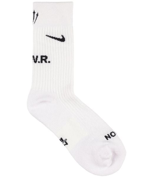 Nike White Pack Of 3 Nocta Crew Socks for men