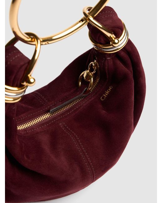Femme Sac À Main En Daim Bracelet Unique Chloé en coloris Purple