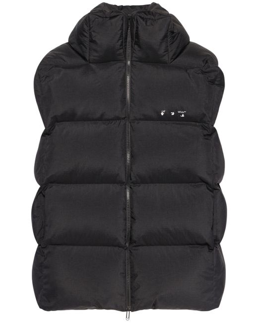 Off-White c/o Virgil Abloh Synthetic Boxy Nylon Ripstop Puffer Vest in ...