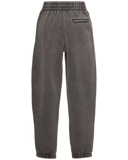 Alexander Wang Gray Jersey-jogginghose "graphic"