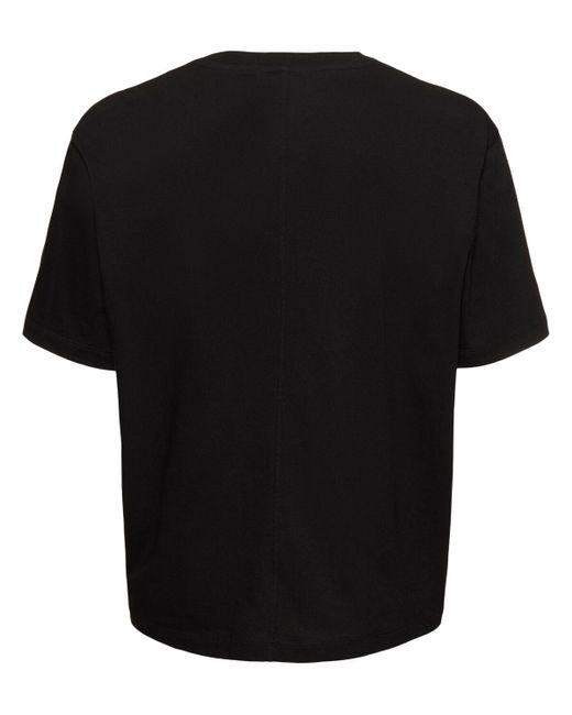 The Row T-shirt Aus Baumwolljersey "errigal" in Black für Herren