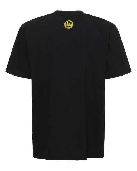 Barrow Black Printed T-shirt for men