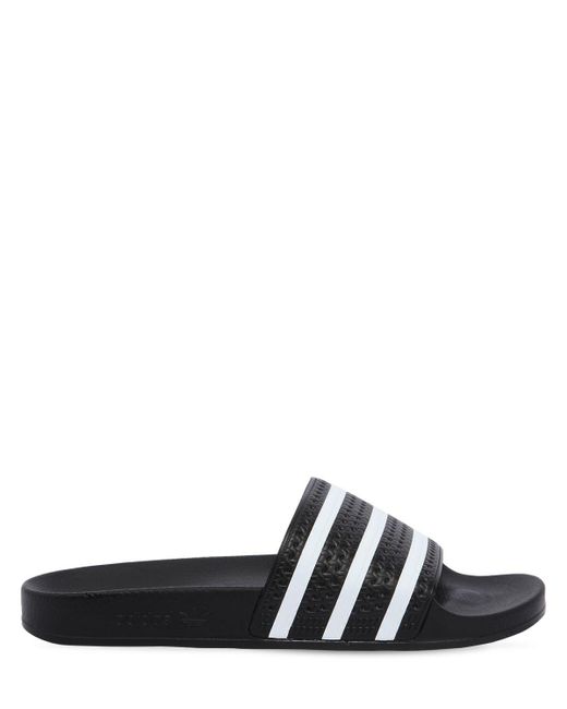 Adidas Originals Black Adilette Slide Sandals for men