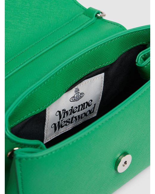 Bolso pequeño hazel de piel sintética Vivienne Westwood de color Green