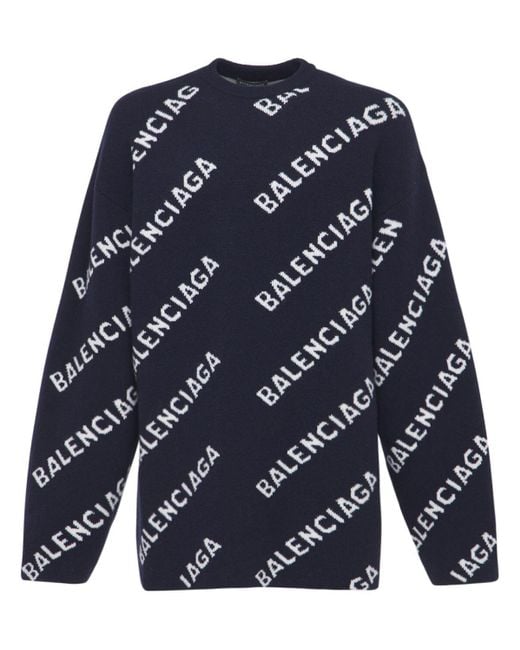 balenciaga blue jumper