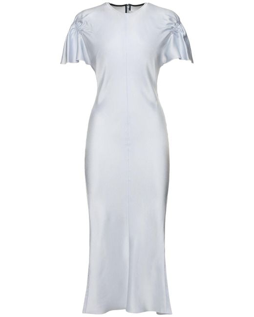 Victoria Beckham ビスコースブレンドドレス White