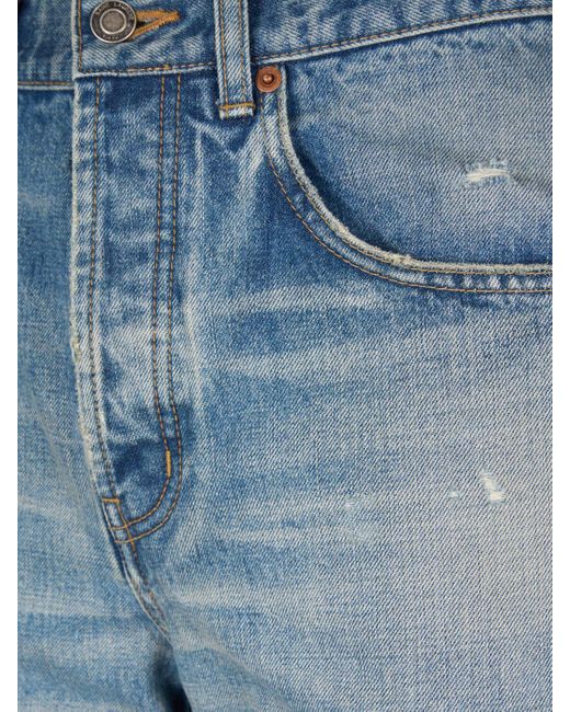 Saint Laurent Jeans Aus Baumwolldenim in Blue für Herren