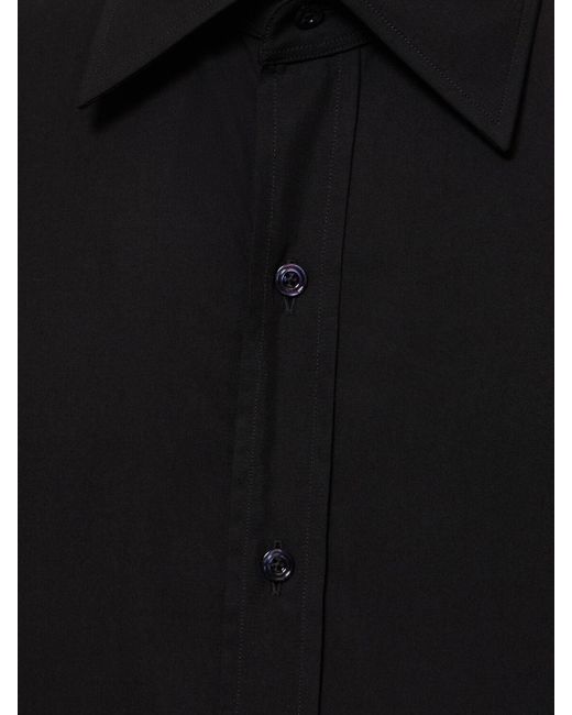 Camicia in misto seta di Tom Ford in Black da Uomo