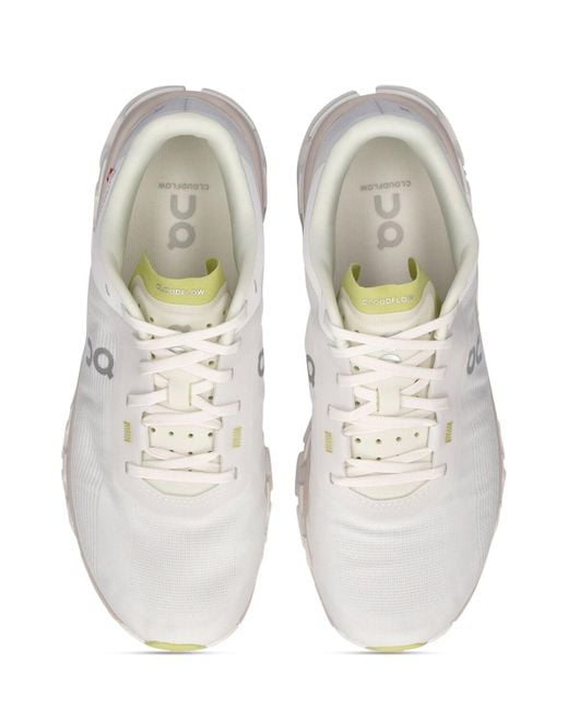 On Shoes White Sneakers "cloudflow 4"