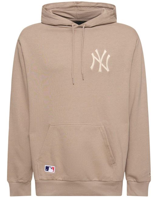 KTZ Natural Ny Yankees Essential Oversize Hoodie for men