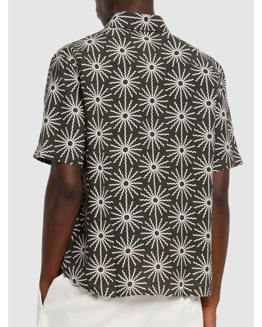 Uomo Camicia Castro Copa Sol di Frescobol Carioca in Gray da Uomo