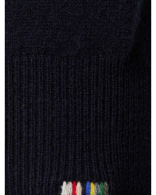 Extreme Cashmere Blue Cashmere Blend Knit Crewneck Sweater