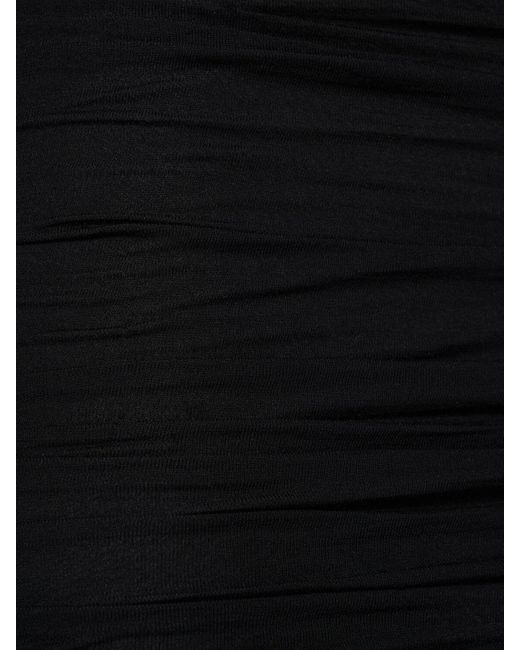 DSquared² Black Minikleid Aus Modaljersey