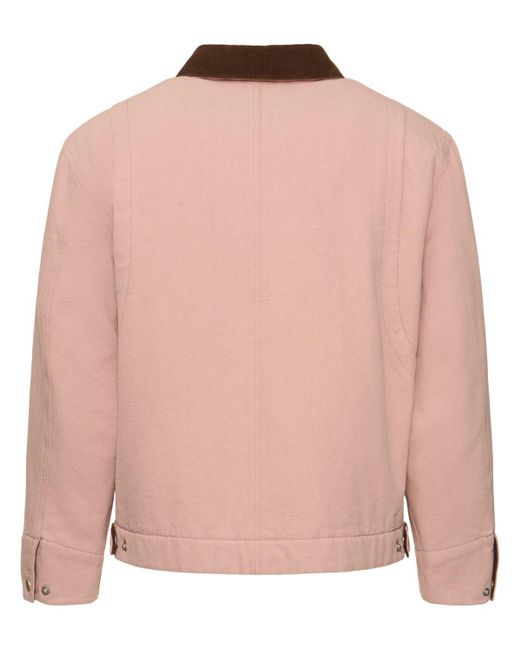 【関税込み】Dunst ピンク ヴィンテージ ワークジャケット DUNST Vintage Work Jacket in Pink for Men | Lyst