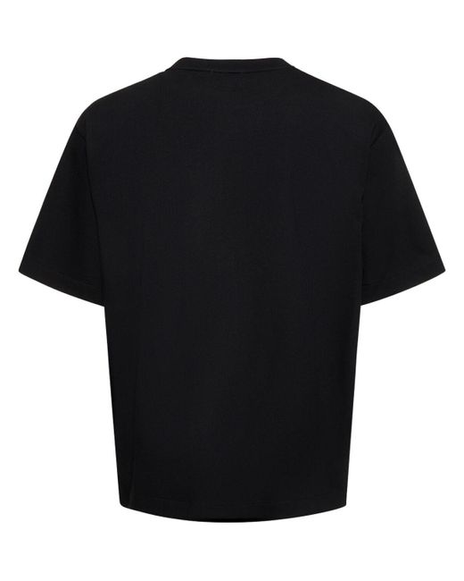 Off-White c/o Virgil Abloh T-shirt Aus Baumwolle "off Stamp Skate" in Black für Herren