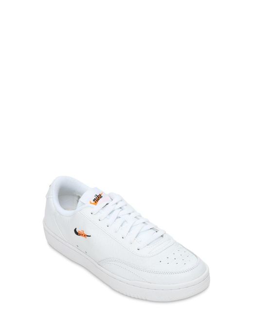 Zapatillas blancas court vintage Nike de Cuero de color Blanco: ahorra un  48 % | Lyst