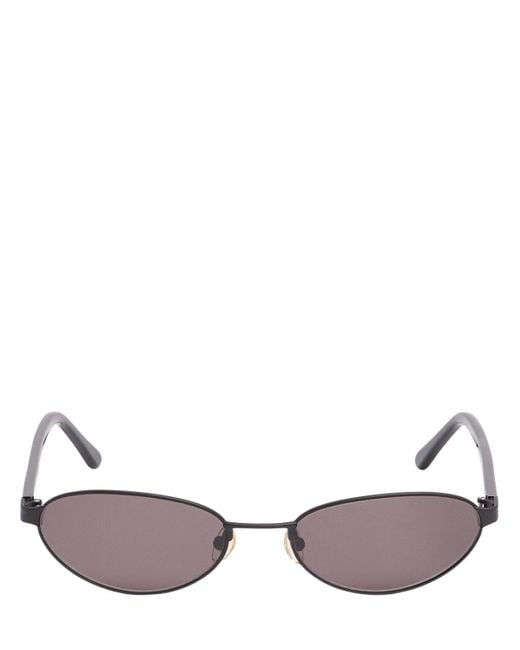 Velvet Canyon Brown Ovale Sonnenbrille Aus Metall "musettes"