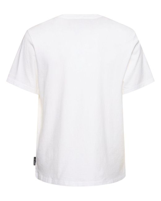 Moose Knuckles White Satellite Cotton T-shirt for men