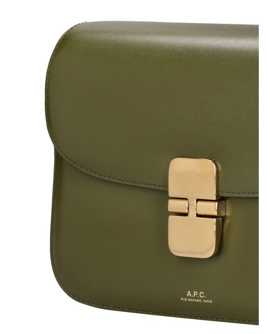 A.P.C. Green Small Grace Shoulder Bag