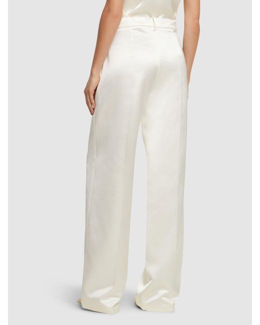 Magda Butrym White Seidenhose