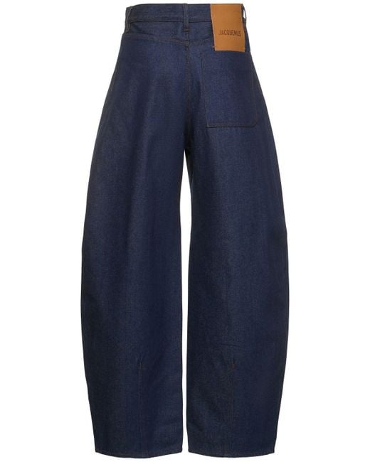 Jacquemus Blue Weite Jeans "le De-nimes Ovalo"