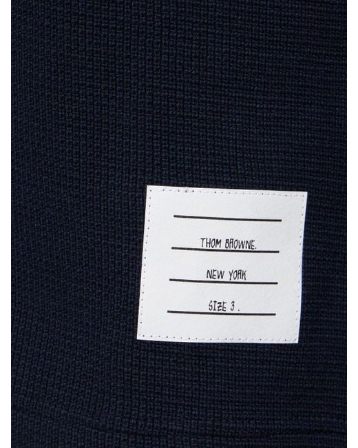 Thom Browne Blue Short Sleeve Button Down Shirt for men