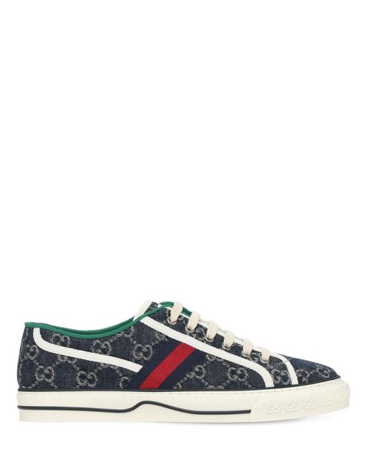 Gucci Denim Tennis 1977 Cotton Sneakers in Blue for Men Lyst