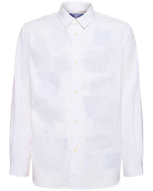 Camicia in cotone di Junya Watanabe in White da Uomo