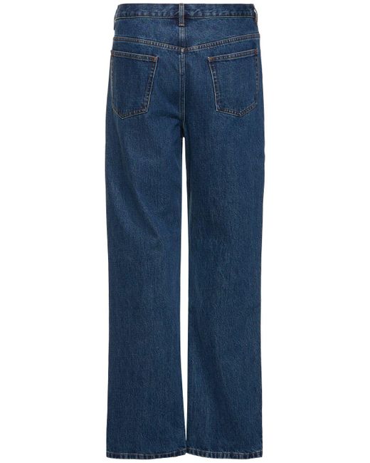 A.P.C. Blue Jean H Relaxed Cotton Denim Jeans for men