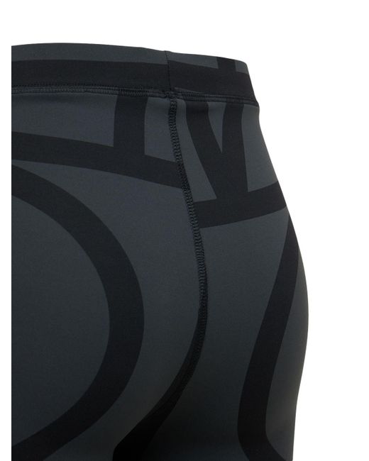 Leggings in techno riciclato monogram di Totême  in Black