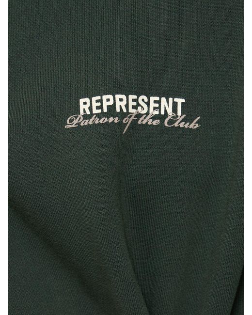 Represent Green Patron Of The Club Hoodie for men
