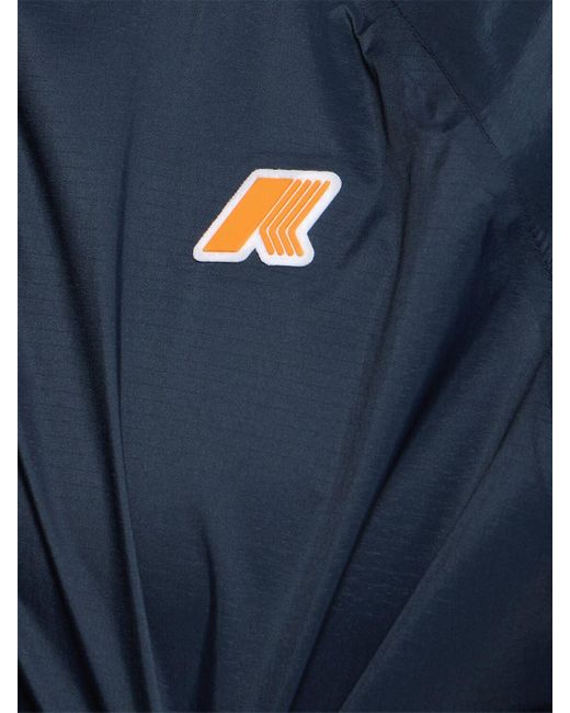 K-Way Blue Bogey Windbreaker Jacket for men
