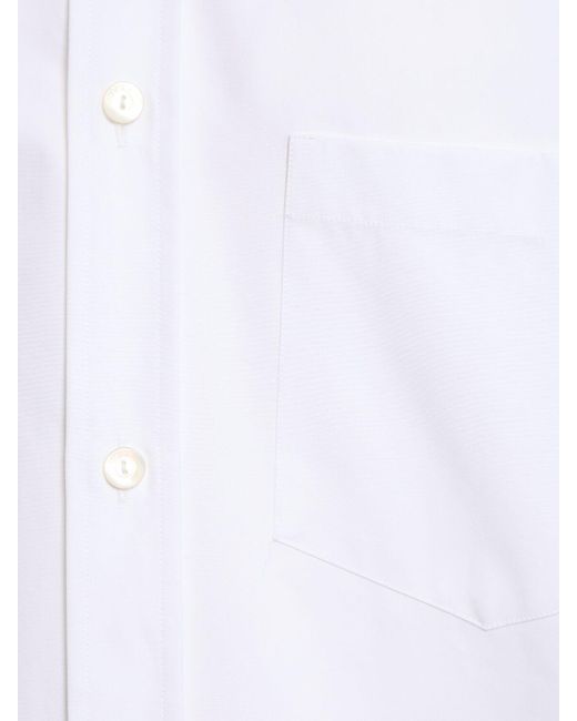 Gucci Baumwollpopeline-hemd "crispy" in White für Herren