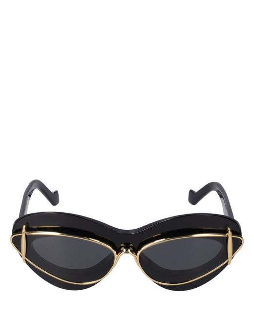 Loewe Black Double Frame Acetate Sunglasses
