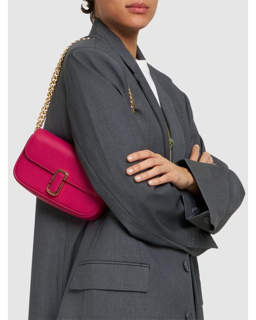 Marc Jacobs Pink The Mini Soft Leather Shoulder Bag
