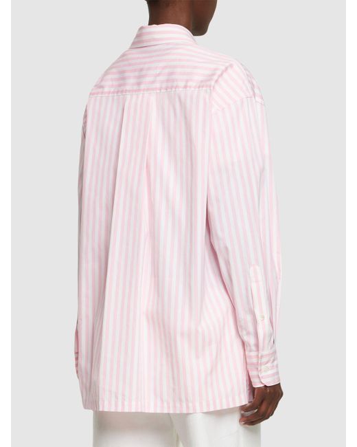 KENZO Pink Boke Cotton Poplin Shirt