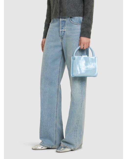 Marc Jacobs The Miniサテントートバッグ Blue