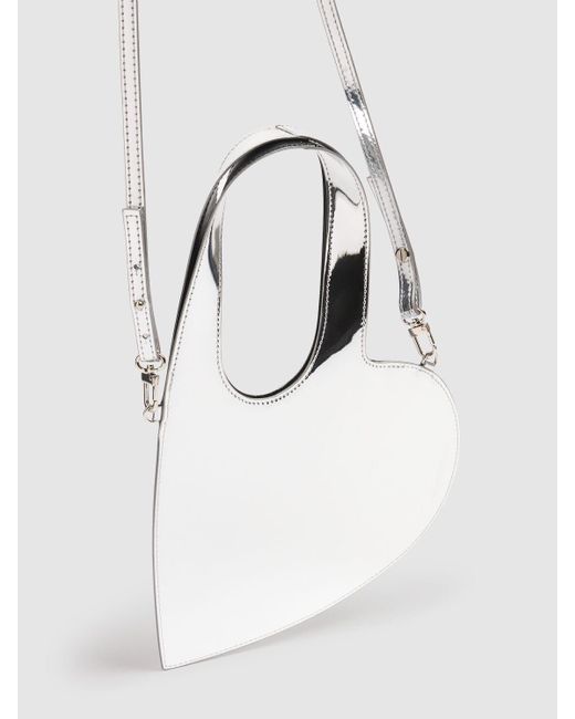 Coperni Baby Heart ミラークロスボディトートバッグ White