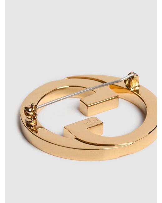 Gucci Metallic Blondie Brass Brooch